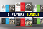 5 Business Promotion Flyers Bundle