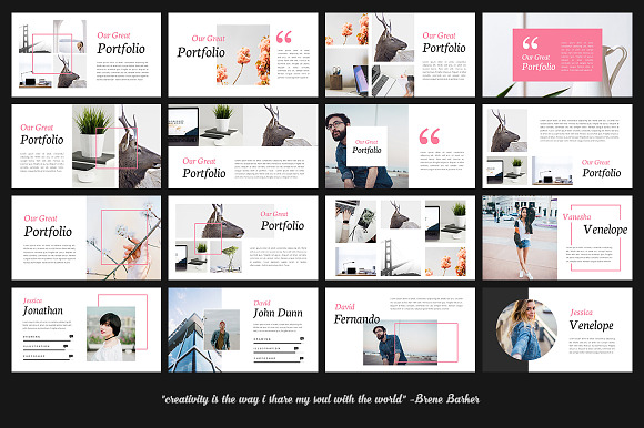 Carena - Lookbook Style PowerPoint  in PowerPoint Templates - product preview 2