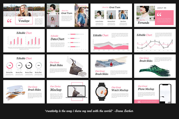 Carena - Lookbook Style PowerPoint  in PowerPoint Templates - product preview 3