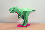 DIY T-rex Sculpture - 3d papercraft