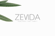 Zevida Sans Serif Font Family