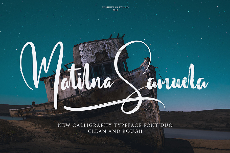 Matilna Samuela Font Duo in Script Fonts - product preview 8