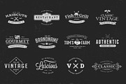 Vintage Logo Design Templates Vol. 4