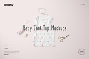 Baby Tank Top Mockup Set