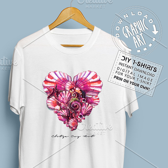 Ladies T-Shirts Design Digital Print in Graphics - product preview 2
