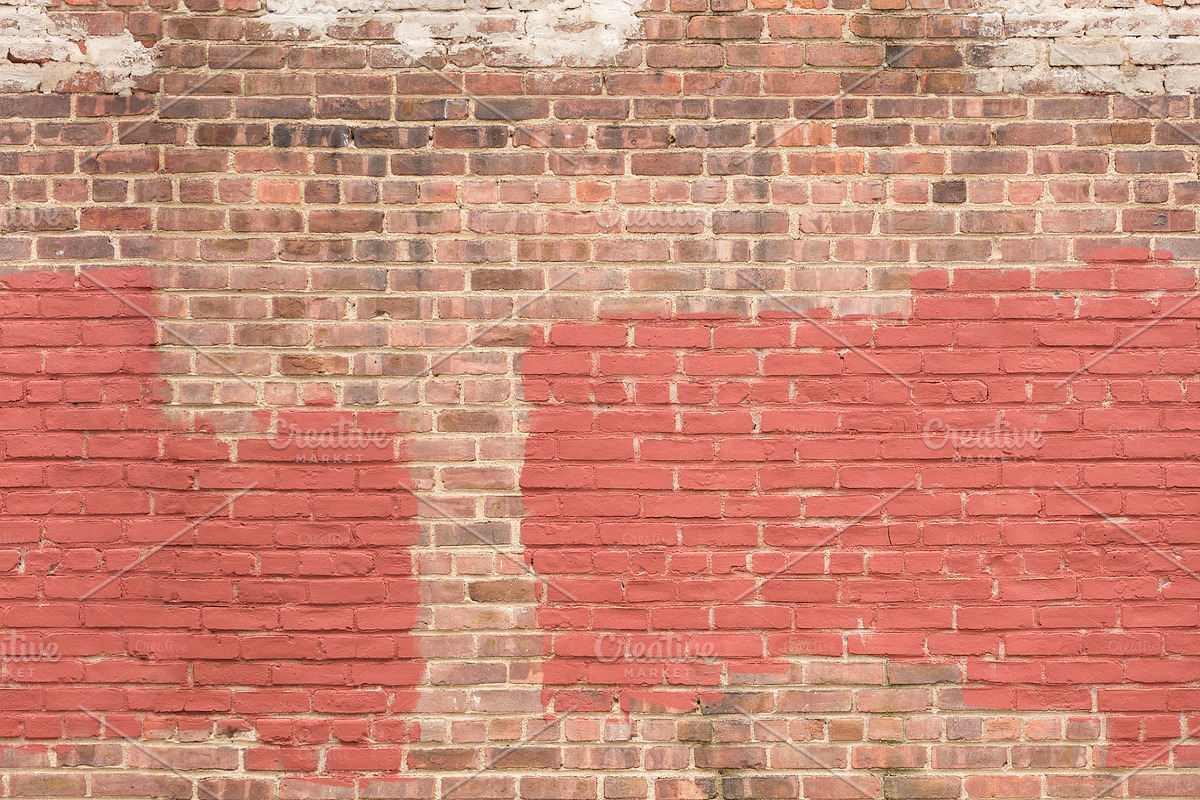 Seamless grungy brick background. in Textures - product preview 8