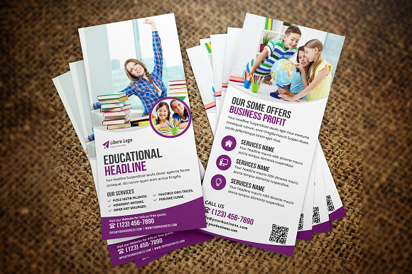 Postcard & Rackcard DL Flyer v1 in Postcard Templates - product preview 3