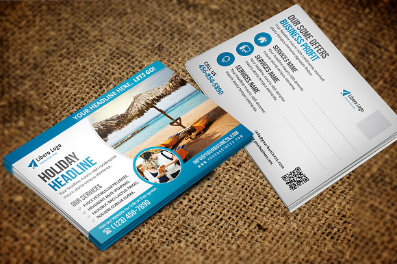 Postcard & Rackcard DL Flyer v1 in Postcard Templates - product preview 6
