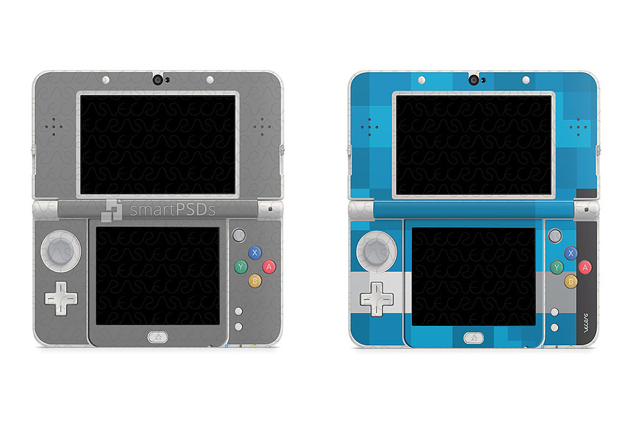Nintendo 3DS 2015 Skin PSD Mockup in Product Mockups - product preview 8