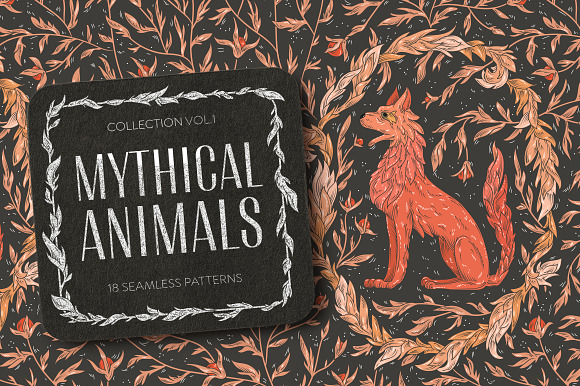 Mythical Animals patterns in Patterns - product preview 12