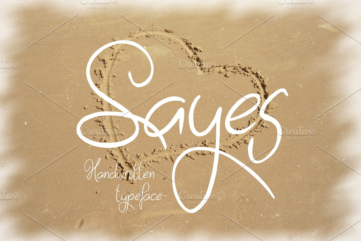 Sayes in Script Fonts - product preview 8