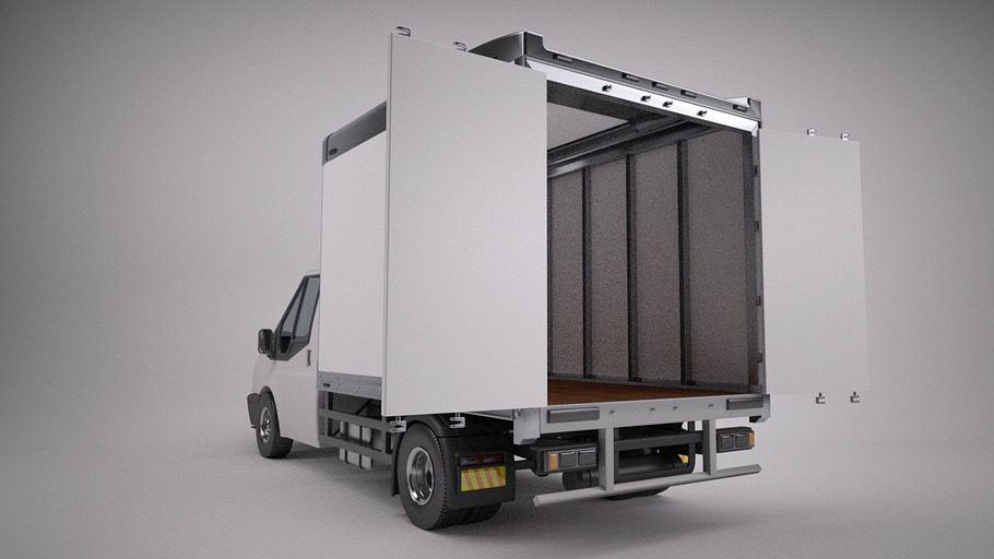 Box Transit Van in Vehicles - product preview 2