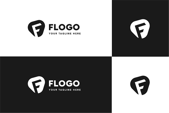 F Letter Logo in Logo Templates - product preview 3