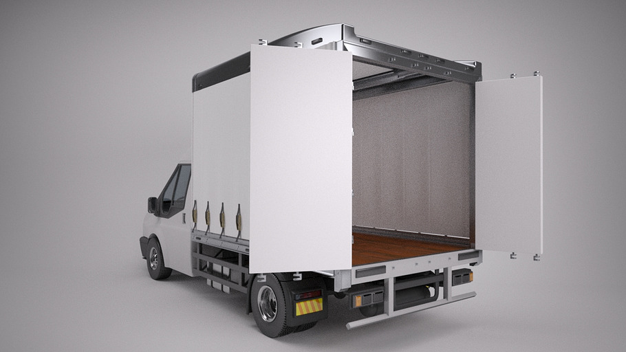 Curtain sided Transit Van in Vehicles - product preview 3