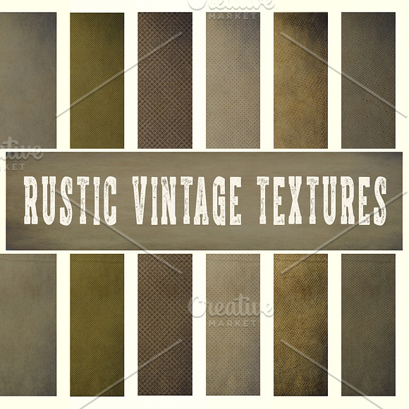 Rustic Vintage Background Textures in Textures - product preview 3