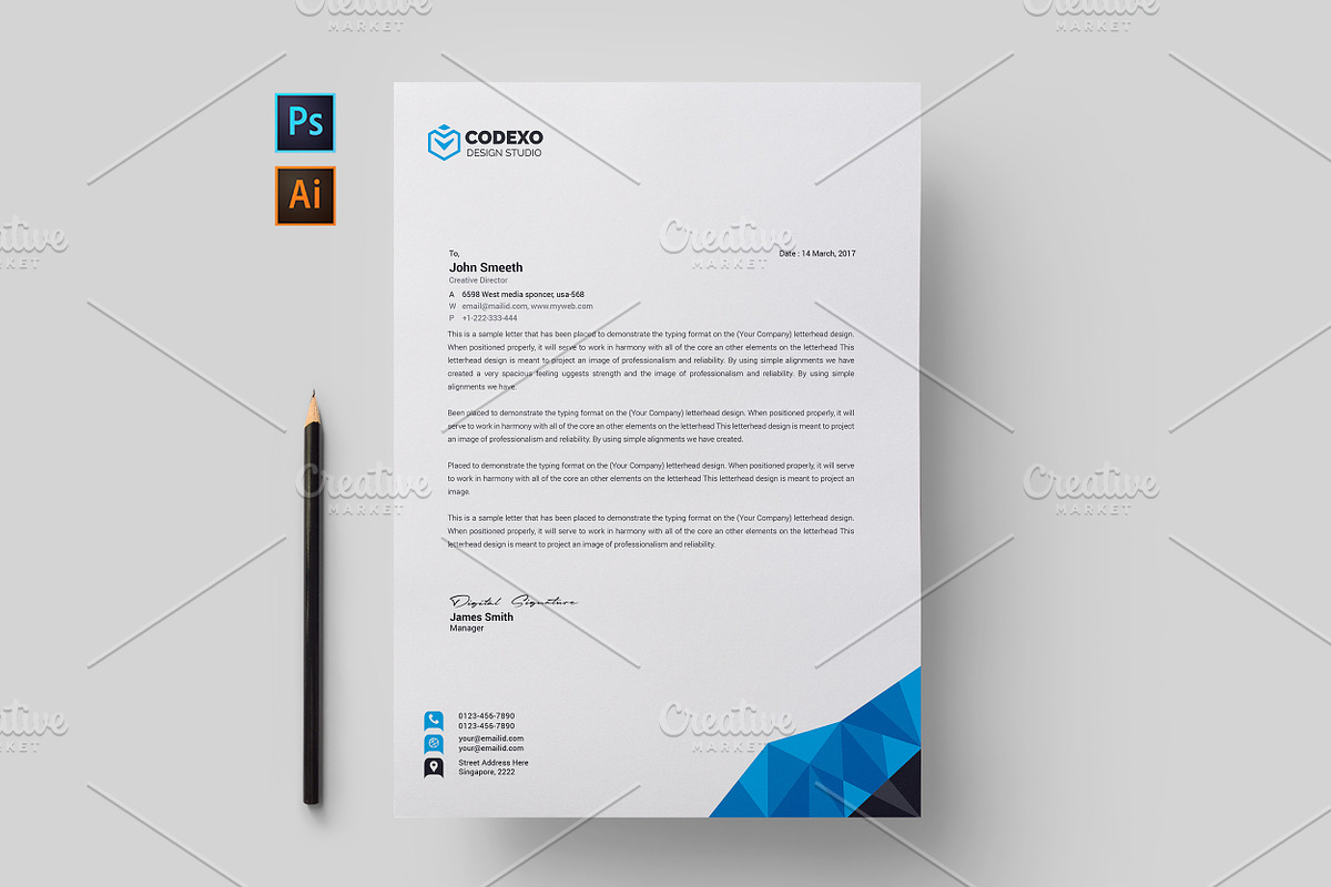 Lettearhead in Stationery Templates - product preview 8