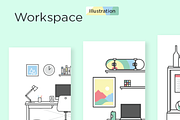 Workspace Illustration Kit