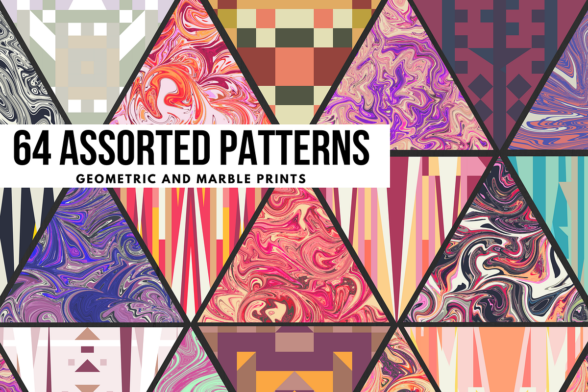 64 Assorted Pattern Bundle in Patterns - product preview 8