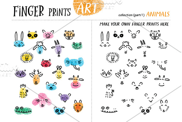 Finger prints ART in Illustrations - product preview 8
