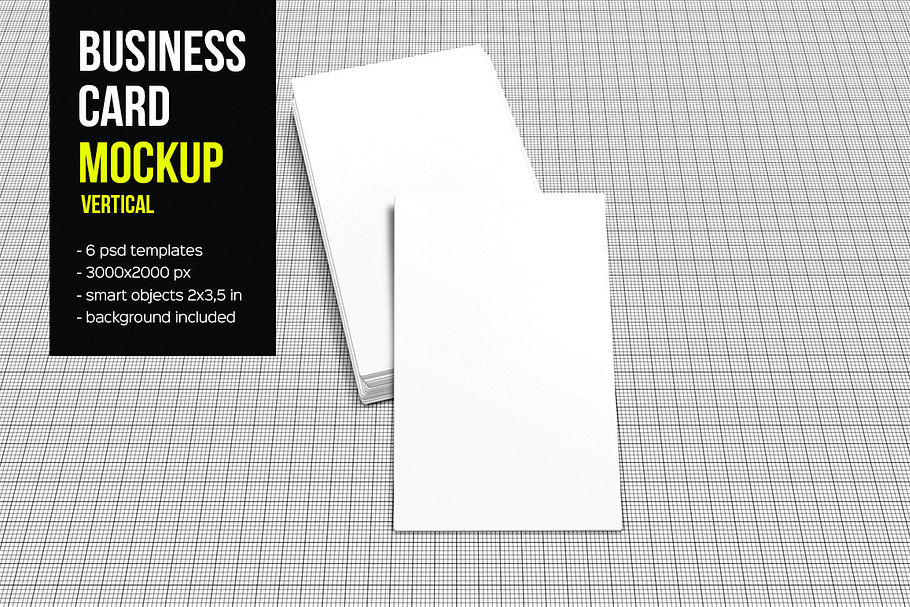 Business Card Mockup-Vertical in Print Mockups - product preview 8