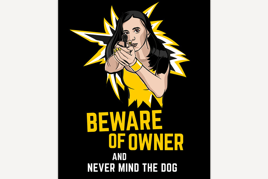 Beware of Owner Poster