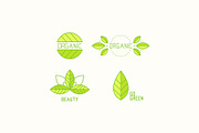 Collection of organic logos