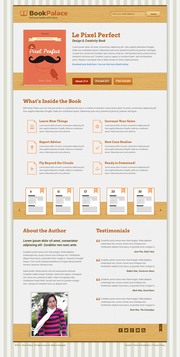 Book Palace Website in Landing Page Templates - product preview 1