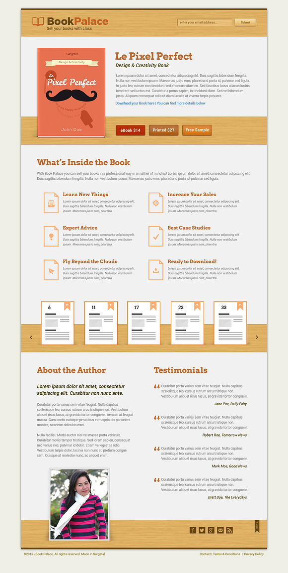Book Palace Website in Landing Page Templates - product preview 2