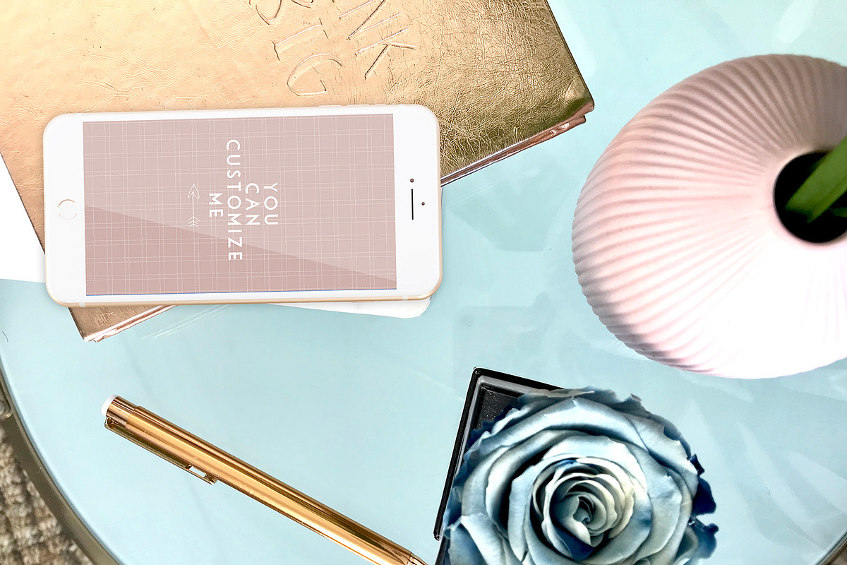 Modern Femme Styled Iphone Mockup #1 in Mobile & Web Mockups - product preview 8