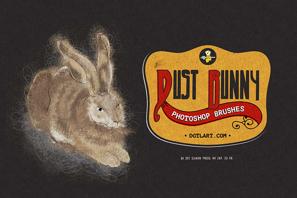 Dust Bunny | 30 Photoshop Brushes in Photoshop Brushes - product preview 6