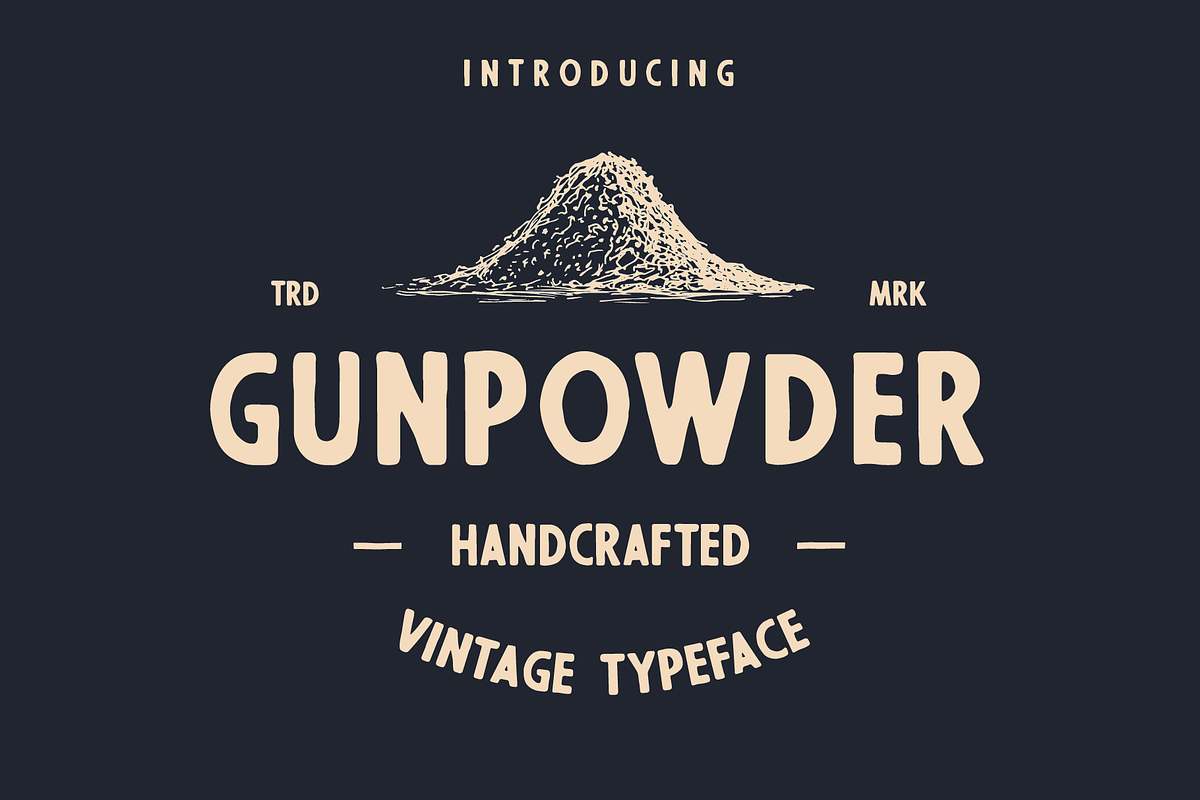Gunpowder - Vintage Type in Display Fonts - product preview 8