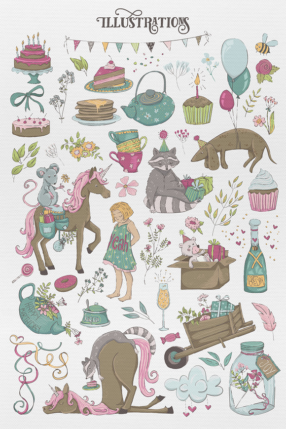 SpringTea Card Creator in Illustrations - product preview 1