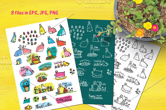 Easter Doodles 27+ in Illustrations - product preview 1