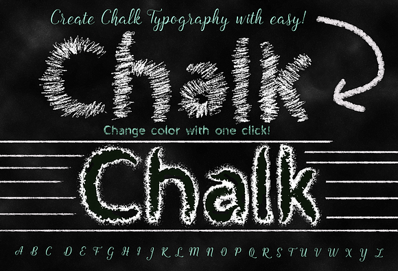 Photoshop brushes chalk & Styles in Photoshop Brushes - product preview 1
