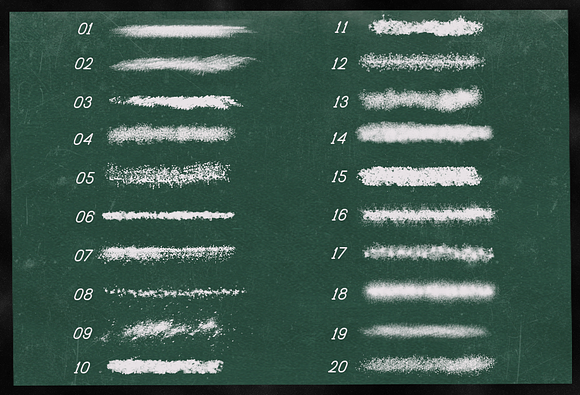 Photoshop brushes chalk & Styles in Photoshop Brushes - product preview 4