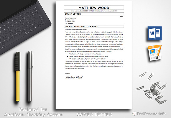 Resume Template Pages & Word in Resume Templates - product preview 1