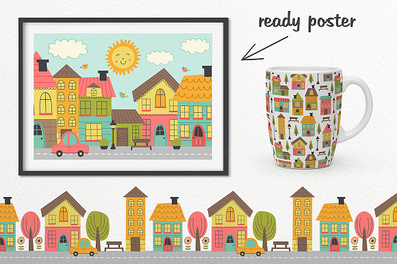 houses collection in Illustrations - product preview 7