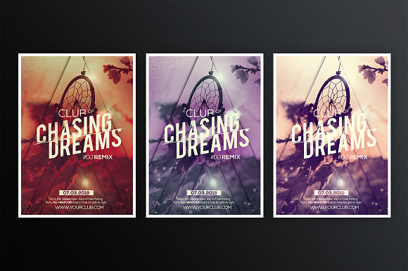 Chasing Dream 1 in Flyer Templates - product preview 1