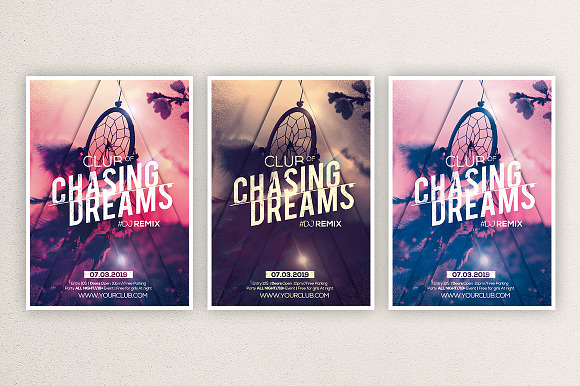 Chasing Dream 1 in Flyer Templates - product preview 2