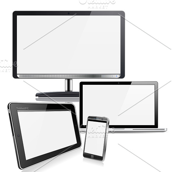 Computer Devices in Illustrations - product preview 2