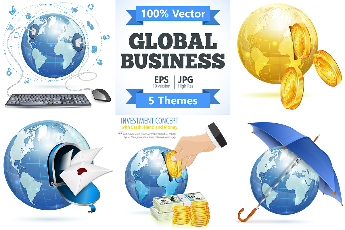 Global Business Concepts in Illustrations - product preview 8