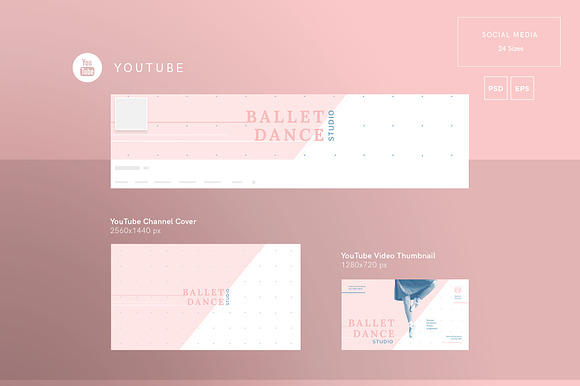 Mega Bundle | Ballet Dance Studio in Templates - product preview 2