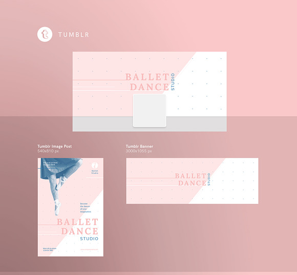 Mega Bundle | Ballet Dance Studio in Templates - product preview 6