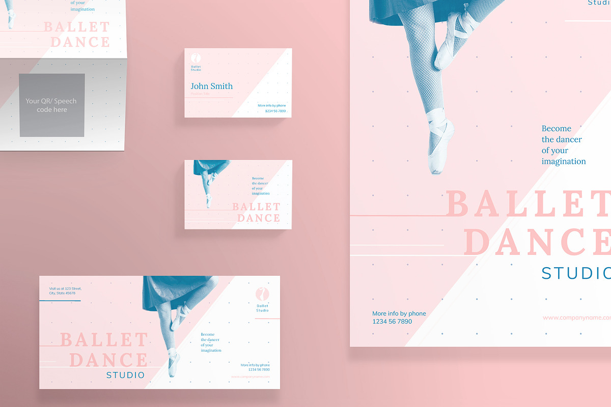 Print Pack | Ballet Dance Studio in Templates - product preview 8
