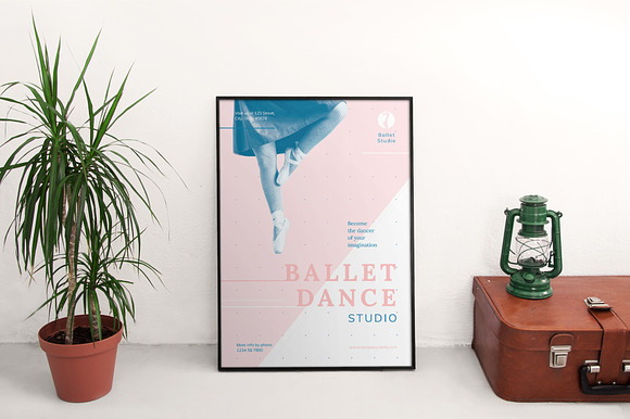 Print Pack | Ballet Dance Studio in Templates - product preview 5