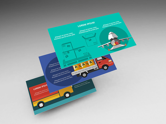 Logistics PowerPoint Infographic Set in PowerPoint Templates - product preview 2