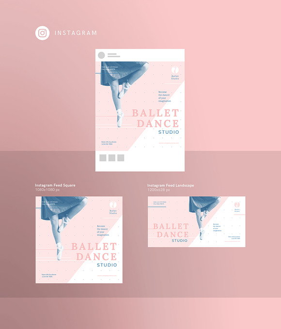 Promo Bundle | Ballet Dance Studio in Templates - product preview 13