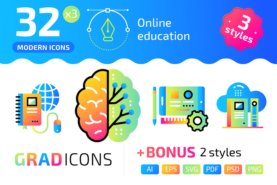 32+ Online education : : GRADICONS
