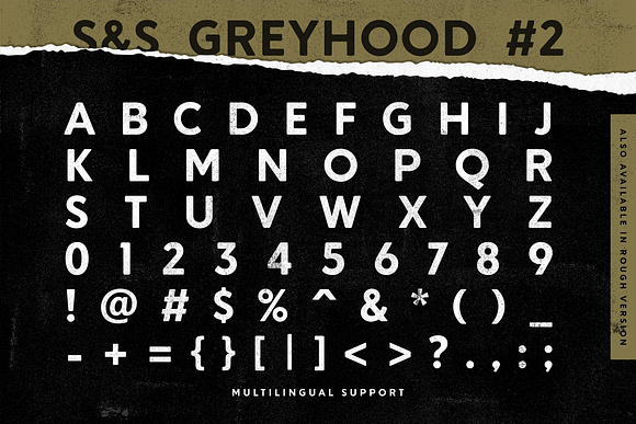 S&S GreyHood Font Bundles (30%Off) in Tattoo Fonts - product preview 9