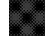 Dark grey black halftone background vector